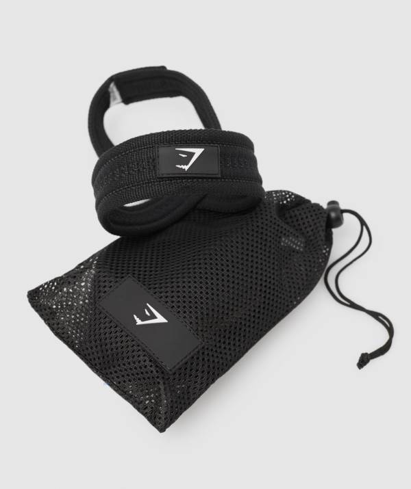 Damske Zdvíhacie Popruhy Gymshark Figure 8 Čierne | FK0642583